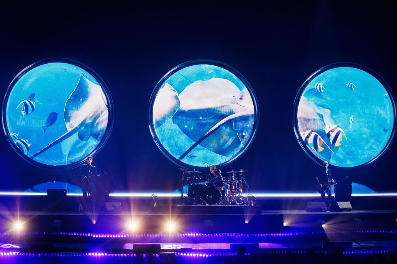 Soda Stereo's ECOS concert tour pairs live musicians with a digital avatar of late singer Gustavo Cerati, offering a glimpse at the future of live mus