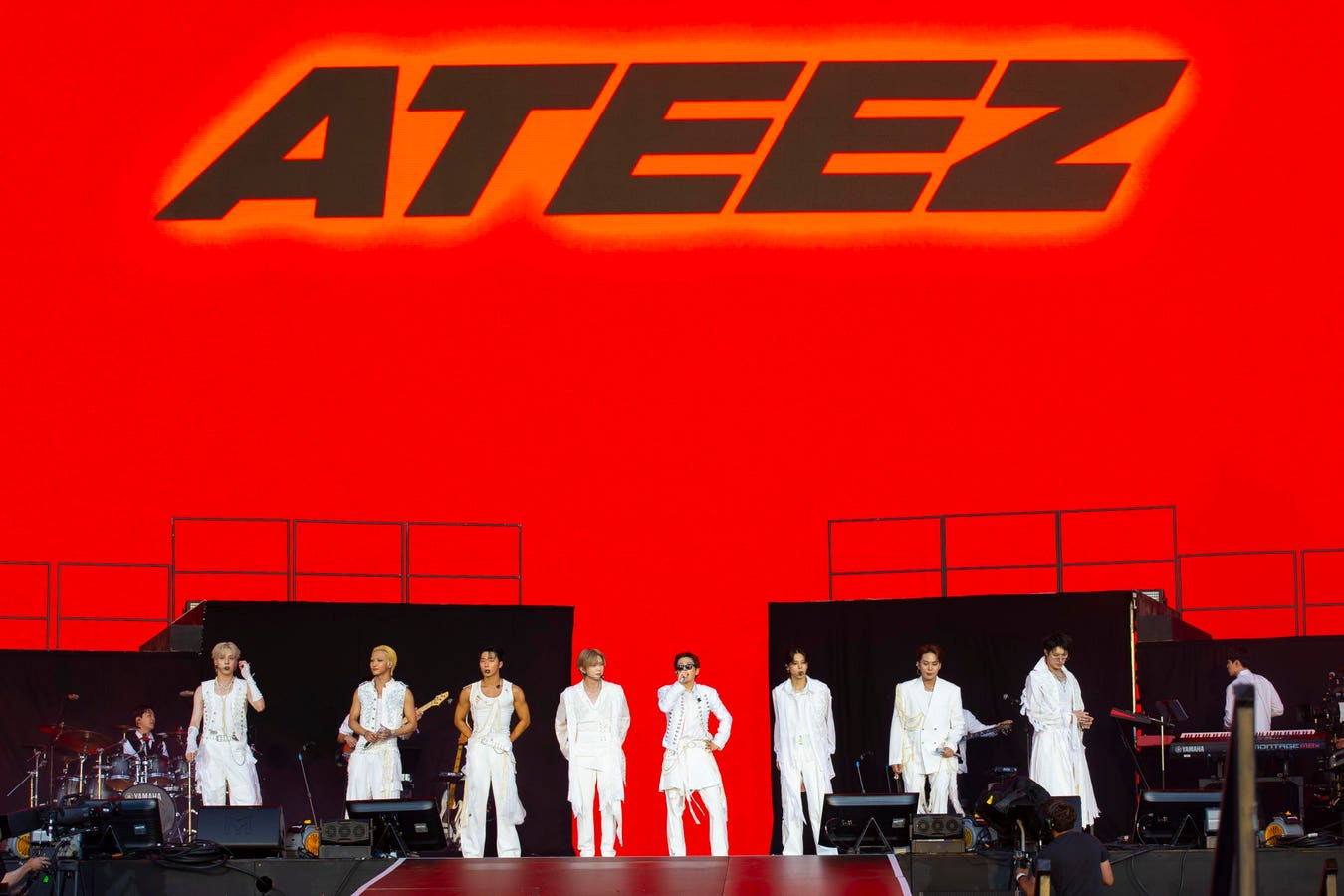 Ateez's Golden Hour: Part.5 debuts at No. 1 on multiple Billboard charts, outselling Olivia Rodrigo's latest leader more than eight times over.