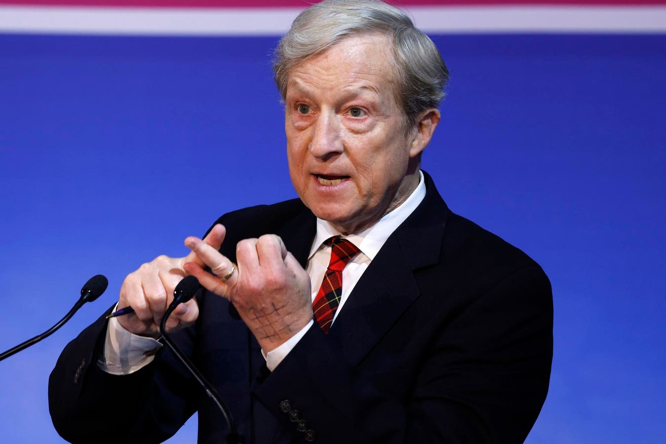 Steyer had 22.6% of votes when the race was called.