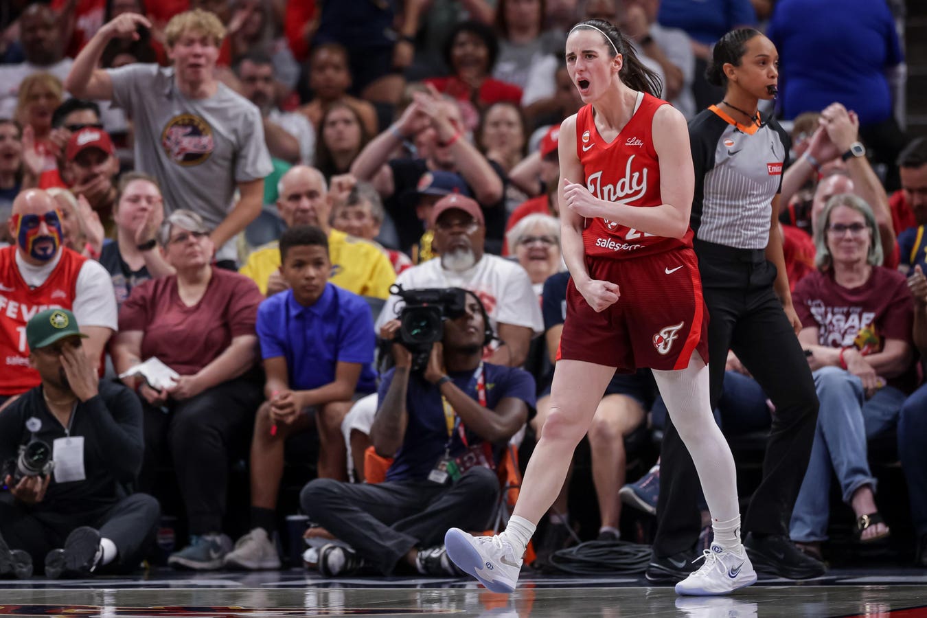Indiana Fever star point guard Caitlin Clark, a three-time WNBA All-Star selection, is playing in this year's game after missing out in 2025 due to a 