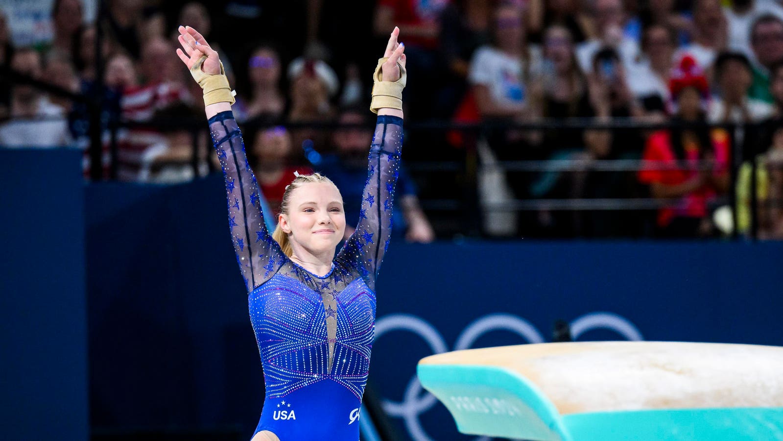 Olympic gold medalist Jade Carey began her comeback at the American Classic, competing in elite gymnastics for the first time since winning gold and b