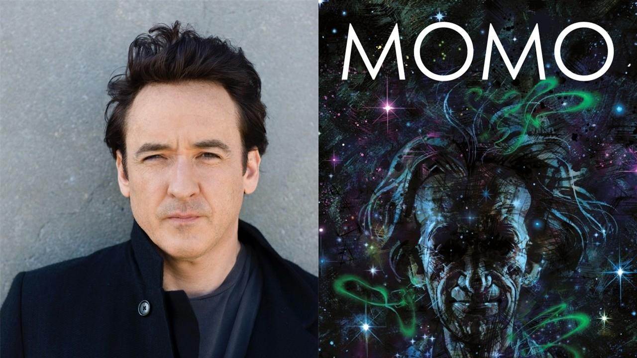 Whatever you might expect from a graphic novel by actor John Cusack, 'Momo' is certain to surprise you with its range of offbeat influences.
