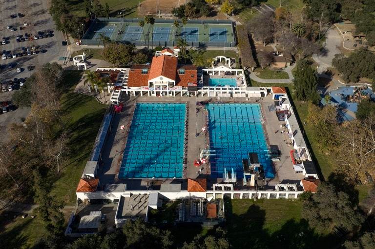 LA28 Olympic Games organizers promised to reuse existing facilites..  The Rose Bowl Aquatics Center may be one of the clearest examples yet of that ph