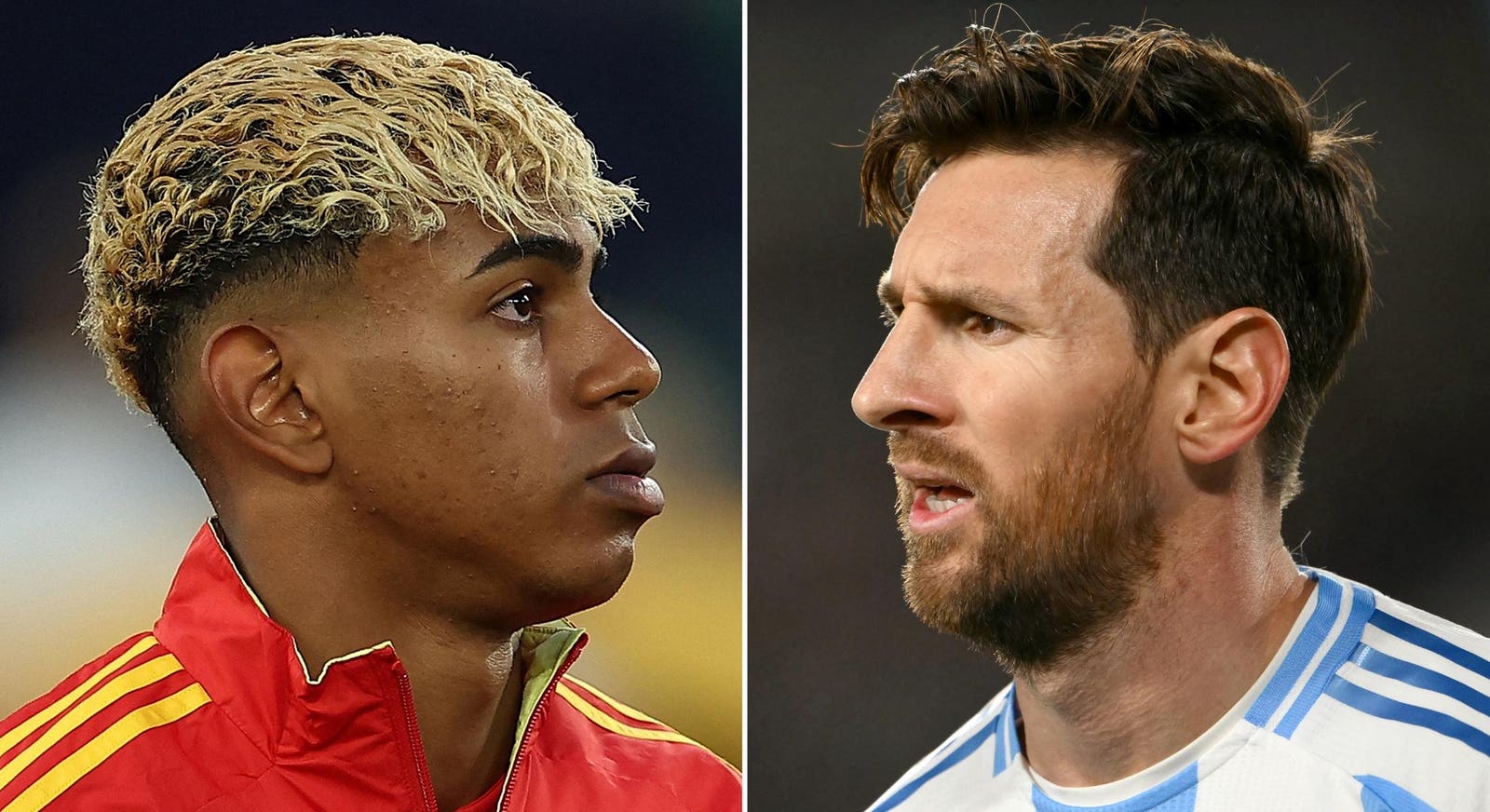 In a World Cup for the ages, 39-year-old Lionel Messi and his Argentina teammates take on 19-year-old Lamine Yamal of Spain on Sunday.