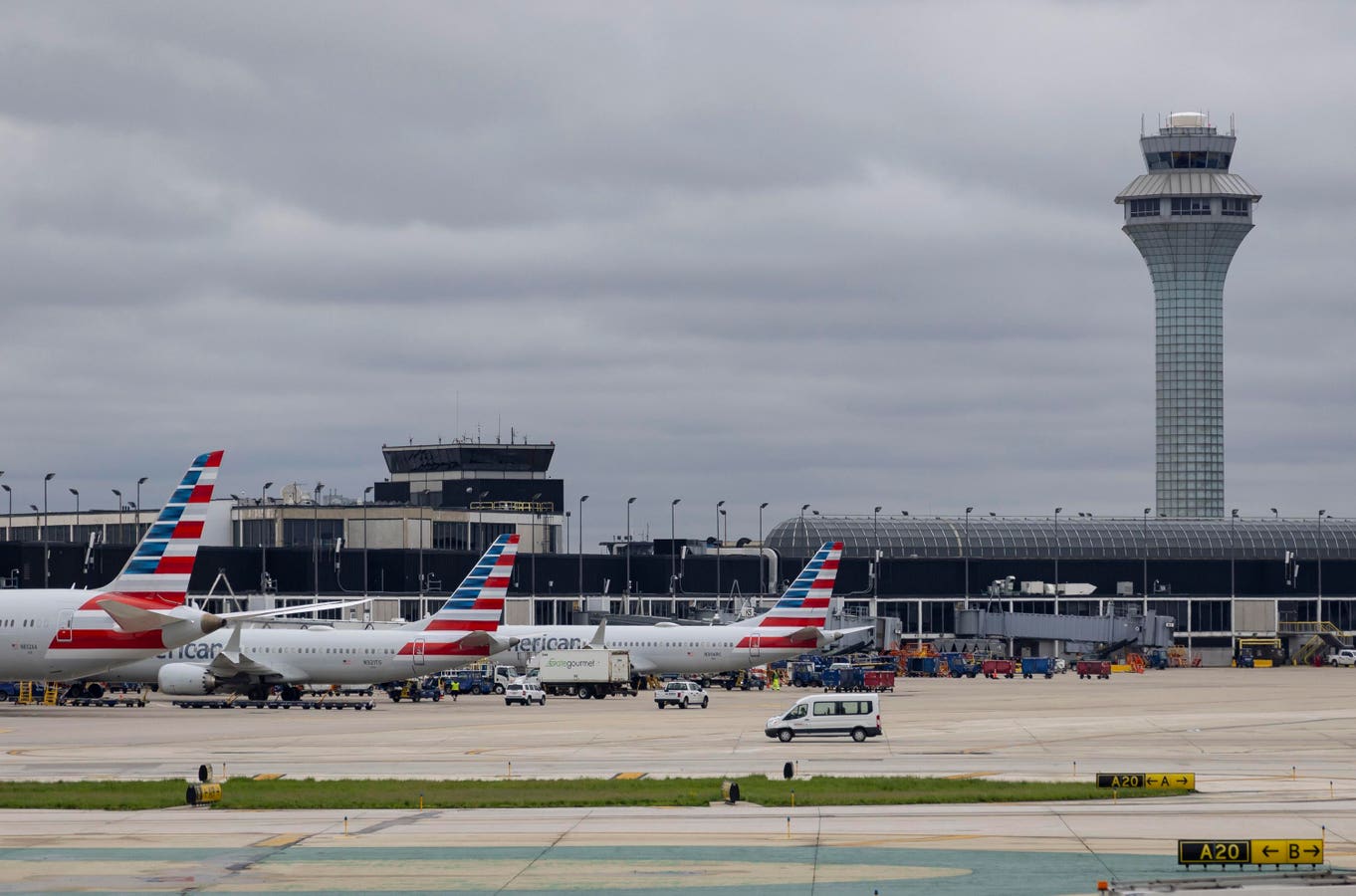 A tropical storm is impacting Texas and Louisiana while a large storm system is expected to bring severe thunderstorms and a tornado threat to the Mid