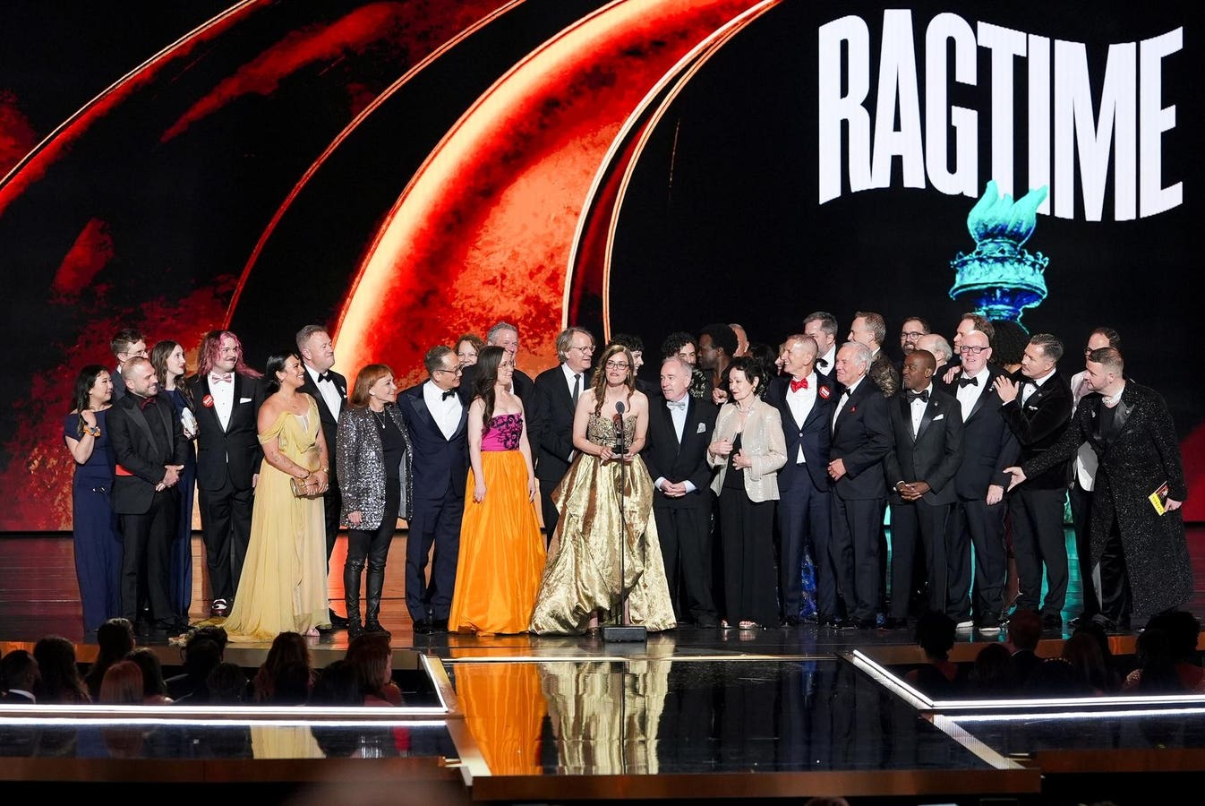 The Tony Award-winning musicals "Ragtime" and "Schmigadoon!" each received a big bump at the Broadway box office last week after w