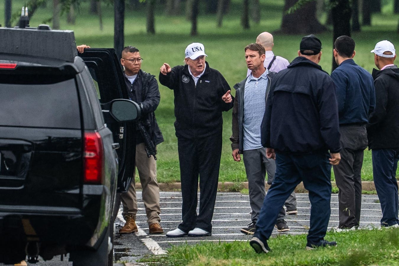 The president also claimed a major renovation to one of D.C.’s public golf courses would begin in September.