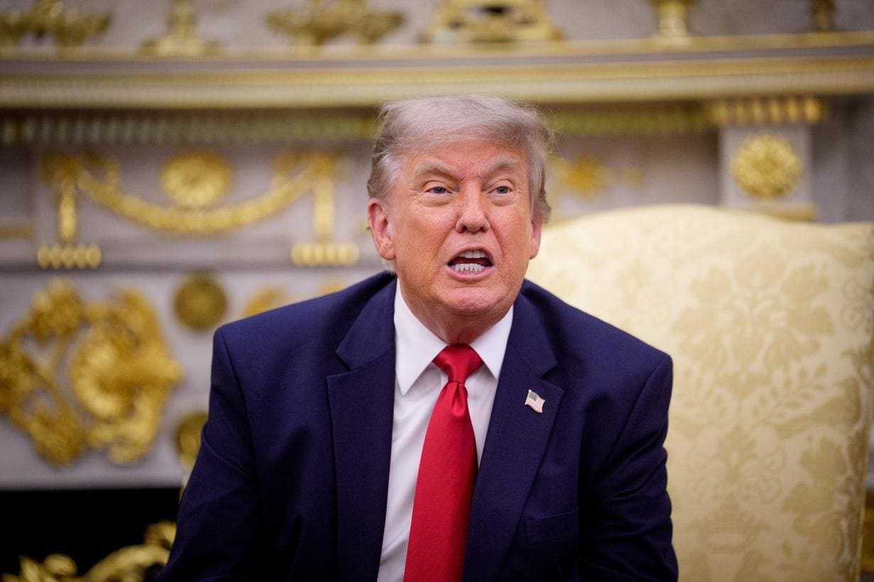Trump has claimed, without evidence, the Reflecting Pool was cut with a knife or razor.