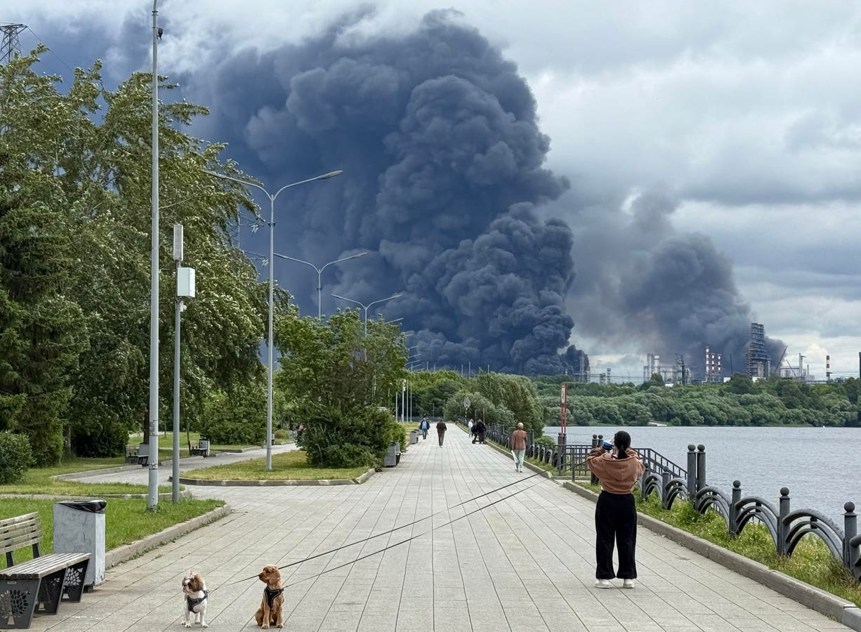 Fire Point presented video footage of the drone strike on Russian oil refineries at the Eurosatory defense show just hours after the attacks began