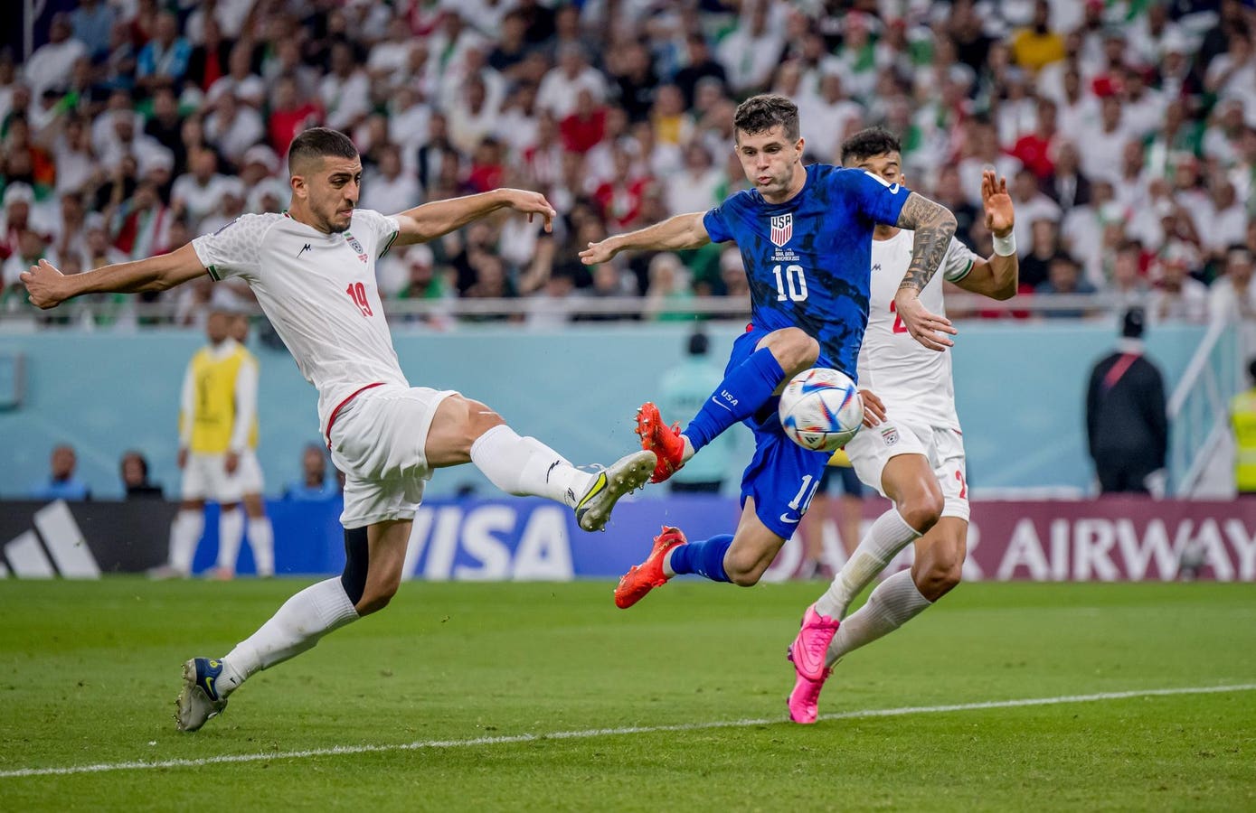 The two national teams could potentially face each other in the World Cup’s first knockout round.
