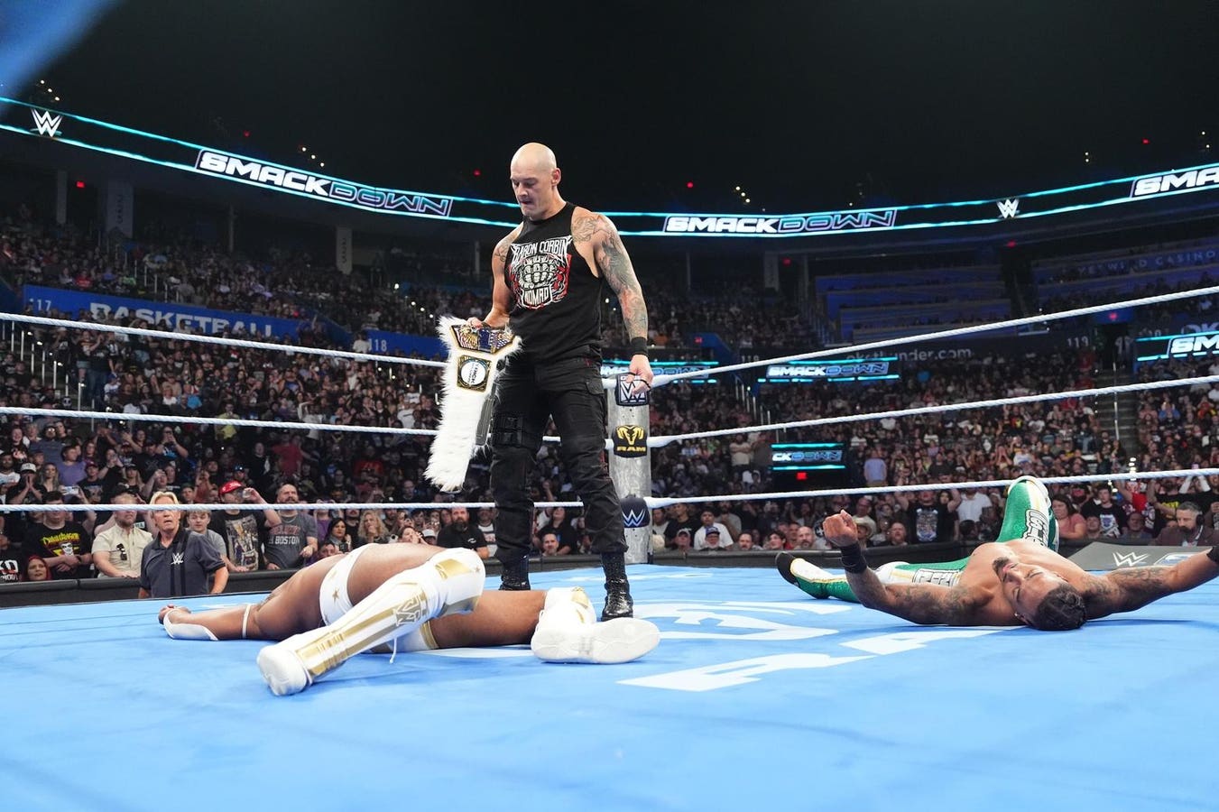 WWE SummerSlam 2026 results as Baron Corbin Defeats Trick Williams to win the United States Championship in Minneapolis.